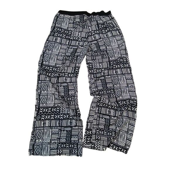 Sanctuary Revolve Tribal Wide Leg Graphic Print Pant Large - Picture 3 of 5